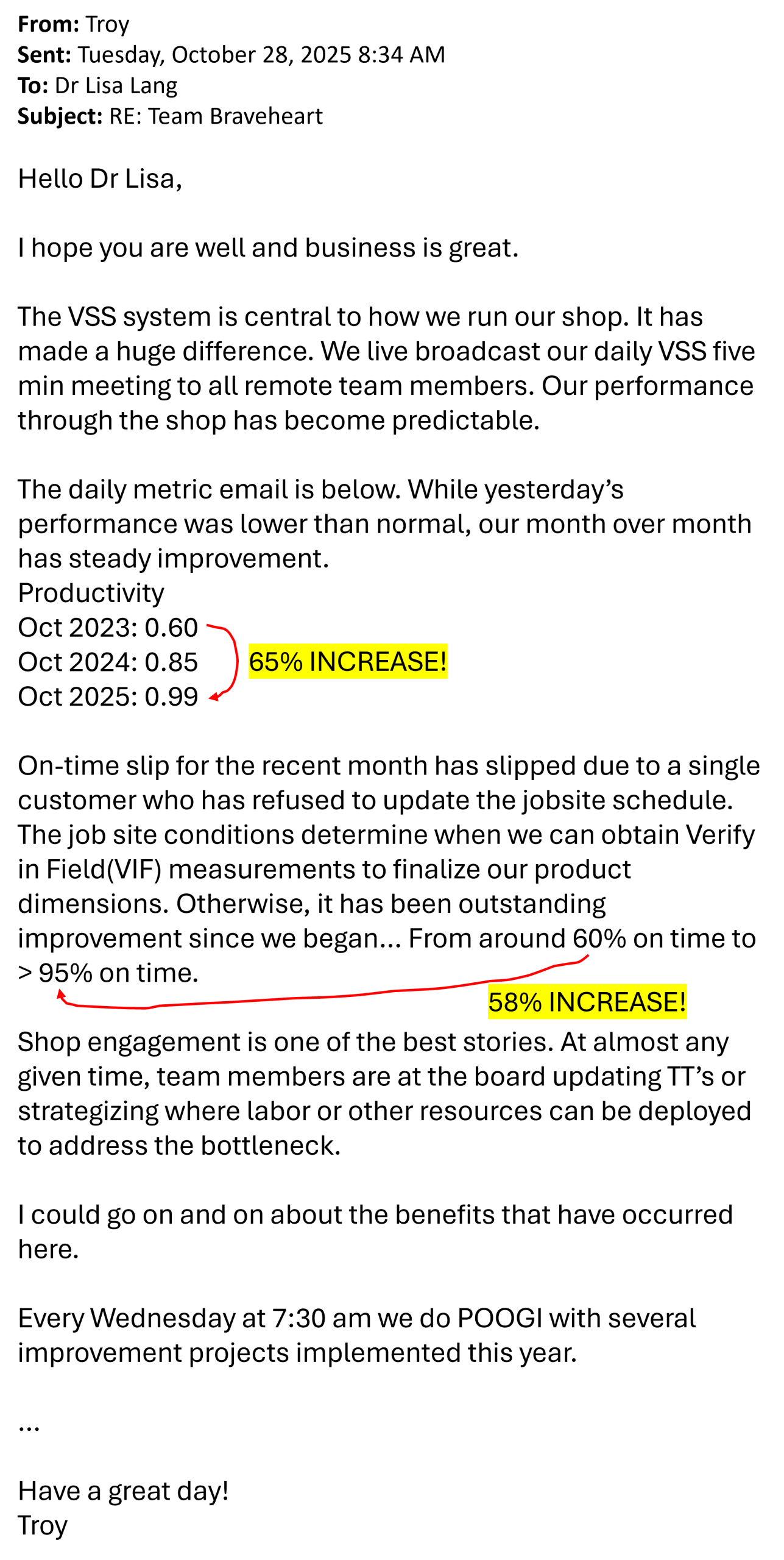 Millwork Job Shop increases productivity with Velocity Scheduling System!
